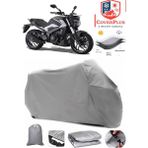 Coverall Bajaj Dominar 250 D Gri Motorsiket Brandası Motor Örtüsü Çadır Su Geçirmez Motosiklet Kılıfı Motor Brandası - Gri- Arka Çanta UYUMSUZ