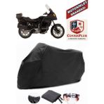 Coverall Bmw K 1100 Lt Siyah Motorsiket Brandası Motor Örtüsü Çadır Su Geçirmez Motosiklet Kılıfı Motor Brandası - Siyah- Arka Çanta UYUMSUZ