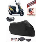 Coverall Honda Sxr 50 Siyah Arka Çanta Uyumlu Motorsiket Brandası Motor Örtüsü Çadır Su Geçirmez Motosiklet Kılıfı Motor Brandası - Siyah- Arka Çanta UYUMLU