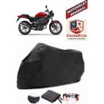 Coverall Honda Vtr 250 Siyah Motorsiket Brandası Motor Örtüsü Çadır Su Geçirmez Motosiklet Kılıfı Motor Brandası - Siyah- Arka Çanta UYUMSUZ