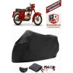 Coverall Jawa 250 Ceylan Siyah Motorsiket Brandası Motor Örtüsü Çadır Su Geçirmez Motosiklet Kılıfı Motor Brandası - Siyah- Arka Çanta UYUMSUZ