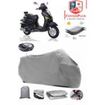 Coverall Kanuni Classic 125 Arka Çanta Uyumlu (Gri) Motorsiket Brandası Motor Örtüsü Çadır Su Geçirmez Motosiklet Kılıfı Motor Brandası - Gri- Arka Çanta UYUMLU