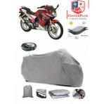 Coverall Kanuni Freedom 200 Arka Çanta Uyumlu (Gri) Motorsiket Brandası Motor Örtüsü Çadır Su Geçirmez Motosiklet Kılıfı Motor Brandası - Gri- Arka Çanta UYUMLU