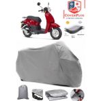 Coverall Kanuni Pony 50 Gri Motorsiket Brandası Motor Örtüsü Çadır Su Geçirmez Motosiklet Kılıfı Motor Brandası - Gri- Arka Çanta UYUMSUZ
