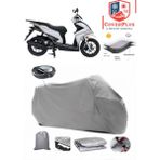 Coverall Kanuni Resa 125 Arka Çanta Uyumlu (Gri) Motorsiket Brandası Motor Örtüsü Çadır Su Geçirmez Motosiklet Kılıfı Motor Brandası - Gri- Arka Çanta UYUMLU