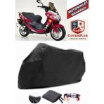 Coverall Kanuni Storm 150 Siyah Motorsiket Brandası Motor Örtüsü Çadır Su Geçirmez Motosiklet Kılıfı Motor Brandası - Siyah- Arka Çanta UYUMSUZ