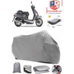 Coverall Kymco Movie Xl 125 Gri Motorsiket Brandası Motor Örtüsü Çadır Su Geçirmez Motosiklet Kılıfı Motor Brandası - Gri- Arka Çanta UYUMSUZ