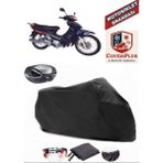 Coverall Mondial 110 Kf Siyah Arka Çanta Uyumlu Motorsiket Brandası Motor Örtüsü Çadır Su Geçirmez Motosiklet Kılıfı Motor Brandası - Siyah- Arka Çanta UYUMLU