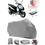 Coverall Mondial 150 Kn Gri Motorsiket Brandası Motor Örtüsü Çadır Su Geçirmez Motosiklet Kılıfı Motor Brandası - Gri- Arka Çanta UYUMSUZ