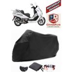 Coverall Mondial 250 Jet Max Siyah Motorsiket Brandası Motor Örtüsü Çadır Su Geçirmez Motosiklet Kılıfı Motor Brandası - Siyah- Arka Çanta UYUMSUZ