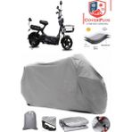 Coverall Stmax Kobra 500 Gri Motorsiket Brandası Motor Örtüsü Çadır Su Geçirmez Motosiklet Kılıfı Motor Brandası - Gri- Arka Çanta UYUMSUZ