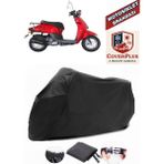 Coverall Stmax Rota 100 Siyah Motorsiket Brandası Motor Örtüsü Çadır Su Geçirmez Motosiklet Kılıfı Motor Brandası - Siyah- Arka Çanta UYUMSUZ