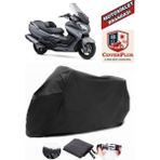 Coverall Suzuki Burgman An 650 Abs Siyah Motorsiket Brandası Motor Örtüsü Çadır Su Geçirmez Motosiklet Kılıfı Motor Brandası - Siyah- Arka Çanta UYUMSUZ