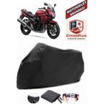 Coverall Suzuki Gsf 650 Bandit S Siyah Motorsiket Brandası Motor Örtüsü Çadır Su Geçirmez Motosiklet Kılıfı Motor Brandası - Siyah- Arka Çanta UYUMSUZ