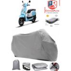 Coverall Sym Fiddle Iıı 200I Gri Motorsiket Brandası Motor Örtüsü Çadır Su Geçirmez Motosiklet Kılıfı Motor Brandası - Gri- Arka Çanta UYUMSUZ