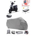 Coverall Sym Orbit Iı 125I Arka Çanta Uyumlu (Gri) Motorsiket Brandası Motor Örtüsü Çadır Su Geçirmez Motosiklet Kılıfı Motor Brandası - Gri- Arka Çanta UYUMLU