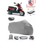 Coverall Sym Symply 125 Arka Çanta Uyumlu (Gri) Motorsiket Brandası Motor Örtüsü Çadır Su Geçirmez Motosiklet Kılıfı Motor Brandası - Gri- Arka Çanta UYUMLU