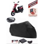 Coverall Sym Symply 50 Siyah Arka Çanta Uyumlu Motorsiket Brandası Motor Örtüsü Çadır Su Geçirmez Motosiklet Kılıfı Motor Brandası - Siyah- Arka Çanta UYUMLU
