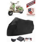 Coverall Vespa 946 Dragon Siyah Motorsiket Brandası Motor Örtüsü Çadır Su Geçirmez Motosiklet Kılıfı Motor Brandası - Siyah- Arka Çanta UYUMSUZ