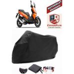 Coverall Yuki Defender Maxi Adv Siyah Motorsiket Brandası Motor Örtüsü Çadır Su Geçirmez Motosiklet Kılıfı Motor Brandası - Siyah- Arka Çanta UYUMSUZ