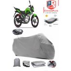 Coverall Yuki Drag 170 Arka Çanta Uyumlu (Gri) Motorsiket Brandası Motor Örtüsü Çadır Su Geçirmez Motosiklet Kılıfı Motor Brandası - Gri- Arka Çanta UYUMLU
