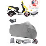 Coverall Yuki Yb 100 Jumbo Arka Çanta Uyumlu (Gri) Motorsiket Brandası Motor Örtüsü Çadır Su Geçirmez Motosiklet Kılıfı Motor Brandası - Gri- Arka Çanta UYUMLU