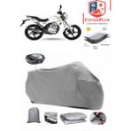 Coverall Yuki Yk 150-9 Goldfox Arka Çanta Uyumlu (Gri) Motorsiket Brandası Motor Örtüsü Çadır Su Geçirmez Motosiklet Kılıfı Motor Brandası - Gri- Arka Çanta UYUMLU