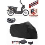 Coverall Yuki Yk-22 Rüzgar Siyah Arka Çanta Uyumlu Motorsiket Brandası Motor Örtüsü Çadır Su Geçirmez Motosiklet Kılıfı Motor Brandası - Siyah- Arka Çanta UYUMLU