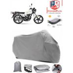 Coverall Yuki YK125-15 Gri Motorsiket Brandası Motor Örtüsü Çadır Su Geçirmez Motosiklet Kılıfı Motor Brandası - Gri- Arka Çanta UYUMSUZ