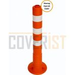 Coverist Plastik Yol Şerit Ayırıcı Otopark Dubası 75CM Reflektifli Delinatör Tpu