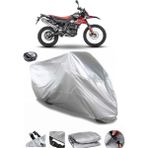 Coverplus Aprilia RX 125 Gri Arka Çanta Uyumlu Su Geçirmez Motosiklet Brandası