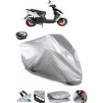 Coverplus Arora AR 50-11 Ares Gri Arka Çanta Uyumlu Su Geçirmez Motosiklet Brandası