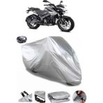 Coverplus Bajaj Pulsar AS 200 Gri Arka Çanta Uyumlu Su Geçirmez Motosiklet Brandası