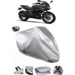 Coverplus Bajaj Pulsar F 250 Gri Arka Çanta Uyumlu Su Geçirmez Motosiklet Brandası