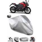Coverplus Bajaj Pulsar RS 200 Gri Arka Çanta Uyumlu Su Geçirmez Motosiklet Brandası