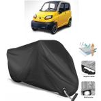 Coverplus Bajaj Qute RE 60 Siyah Motosiklet Branda