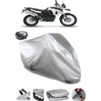 Coverplus Bmw F 800 GS Gri Arka Çanta Uyumlu Su Geçirmez Motosiklet Brandası