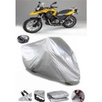 Coverplus Bmw G 650 GS Gri Arka Çanta Uyumlu Su Geçirmez Motosiklet Brandası
