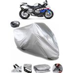 Coverplus Bmw S 1000 RR Gri Arka Çanta Uyumlu Su Geçirmez Motosiklet Brandası