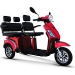 Coverplus Çift Koltuklu 3 Kişilikli 3 Tekerlekli Elektrik Motosiklet Brandası Lüx Kalite Branda - Gri