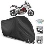 Coverplus Ducati Multistrada 1200S Siyah Motosiklet Branda