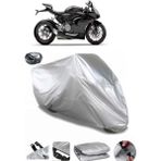 Coverplus Ducati Panigale V2 Gri Arka Çanta Uyumlu Su Geçirmez Motosiklet Brandası