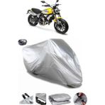 Coverplus Ducati Scrambler 1100 Pro Gri Arka Çanta Uyumlu Su Geçirmez Motosiklet Brandası