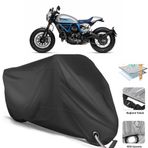 Coverplus Ducati Scrambler Café Racer Siyah Motosiklet Branda