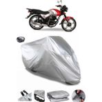 Coverplus Falcon Crazy 125 Gri Arka Çanta Uyumlu Su Geçirmez Motosiklet Brandası