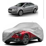 CoverPlus Fiat Linea Uyumlu Miflonlu Oto Branda Premium Kalite Araba Brandası