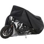 Coverplus Haojue VH 125 Arka Çanta Uyumsuz Siyah Motosiklet Brandası
