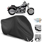 Coverplus Harley-Davidson Fat Boy FLSTFI Siyah Motosiklet Branda
