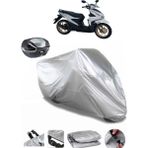 Coverplus Honda Beat Gri Arka Çanta Uyumlu Su Geçirmez Motosiklet Brandası