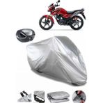 Coverplus Honda CB 125 Gri Arka Çanta Uyumlu Su Geçirmez Motosiklet Brandası